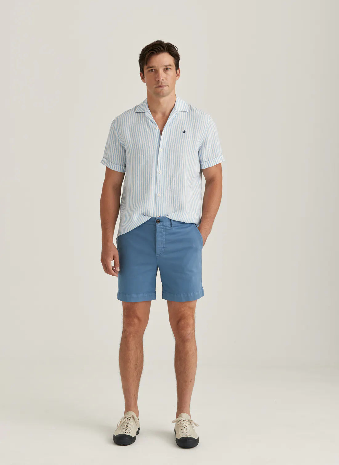 Morris Jeffrey Chino Shorts Blue