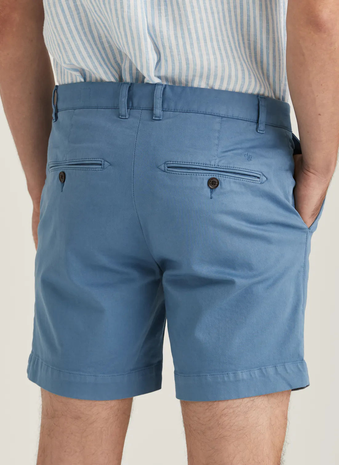 Morris Jeffrey Chino Shorts Blue