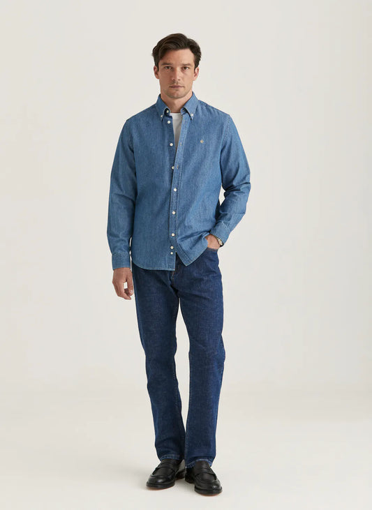 Morris Denim Shirt Old Blue