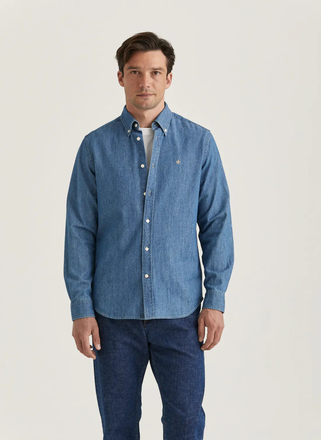 Morris Denim Shirt Old Blue