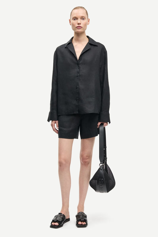 Samsøe Samsøe Saiben Shorts Black - Mojo Independent Store