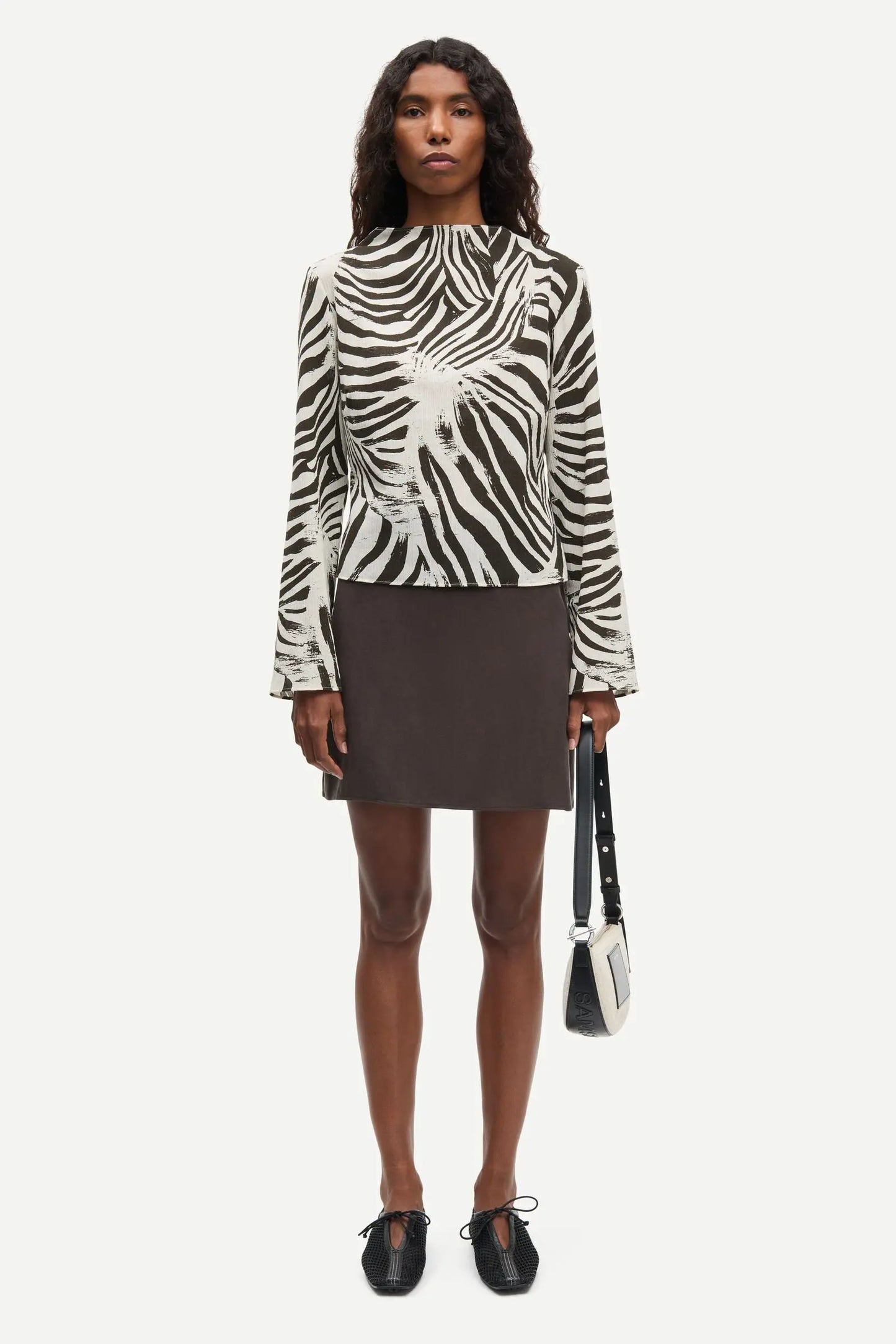 Samsøe Samsøe Saagnet Short Skirt Mulch - Mojo Independent Store