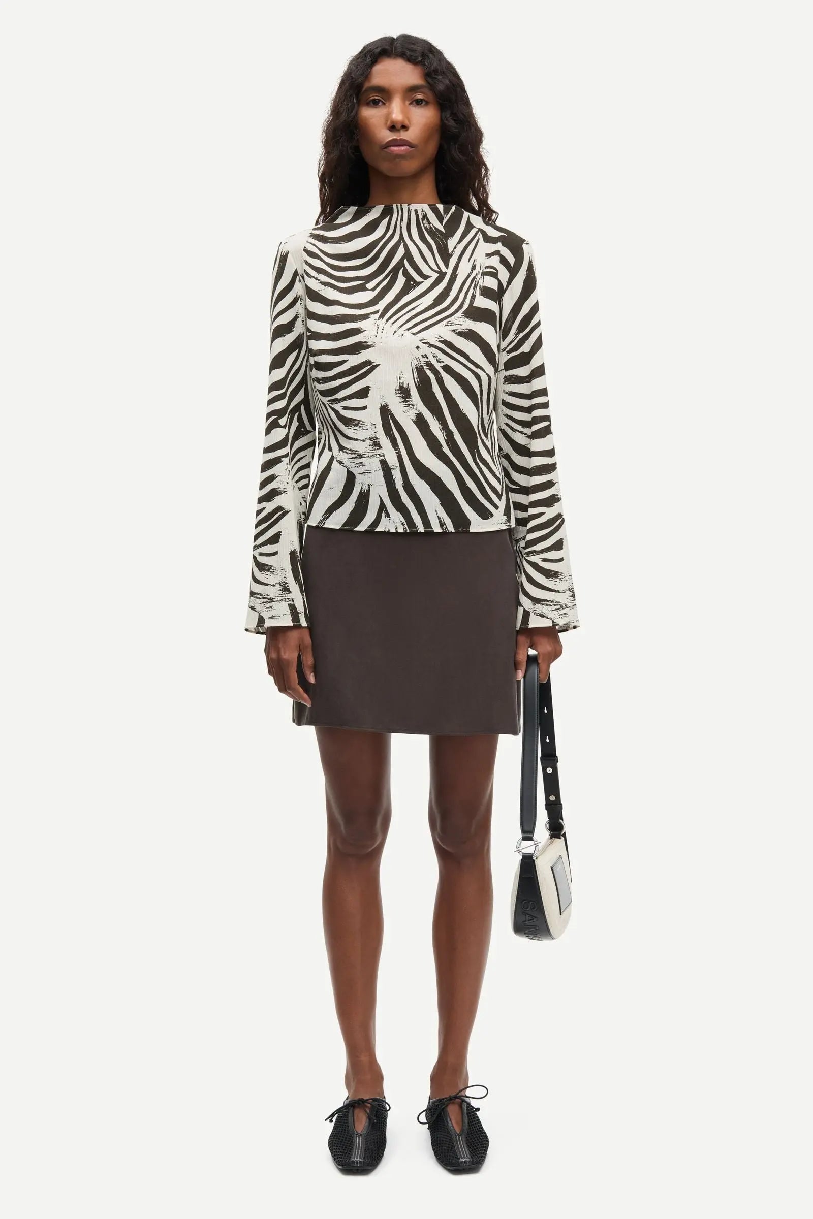 Samsøe Samsøe Saagnet Short Skirt Mulch - Mojo Independent Store