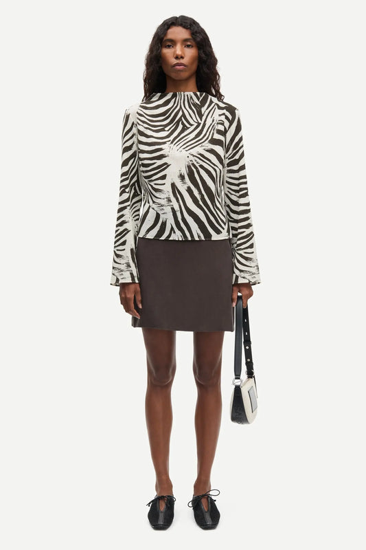 Samsøe Samsøe Saagnet Short Skirt Mulch - Mojo Independent Store