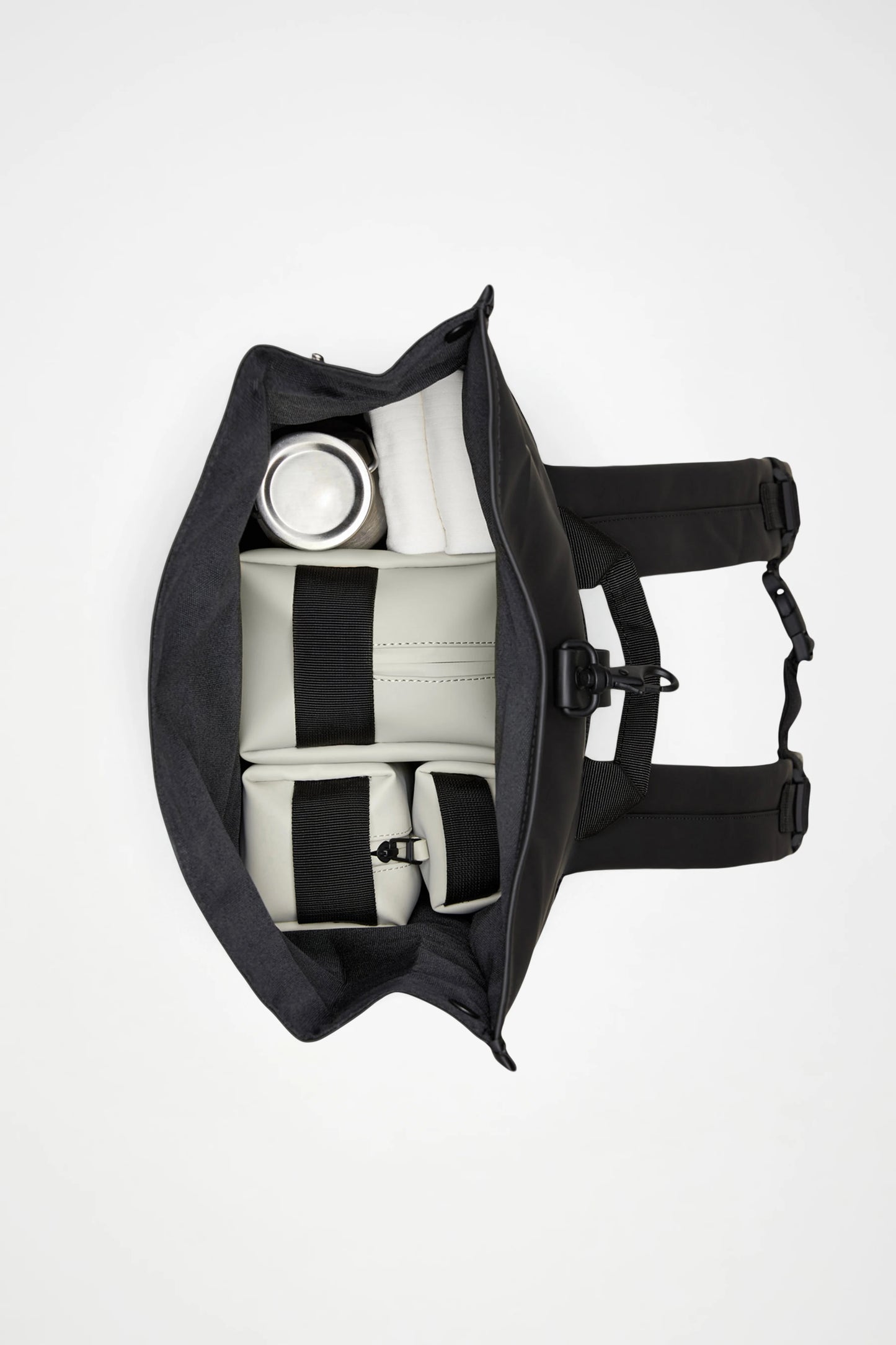 Rains Rolltop Rucksack W3 Black