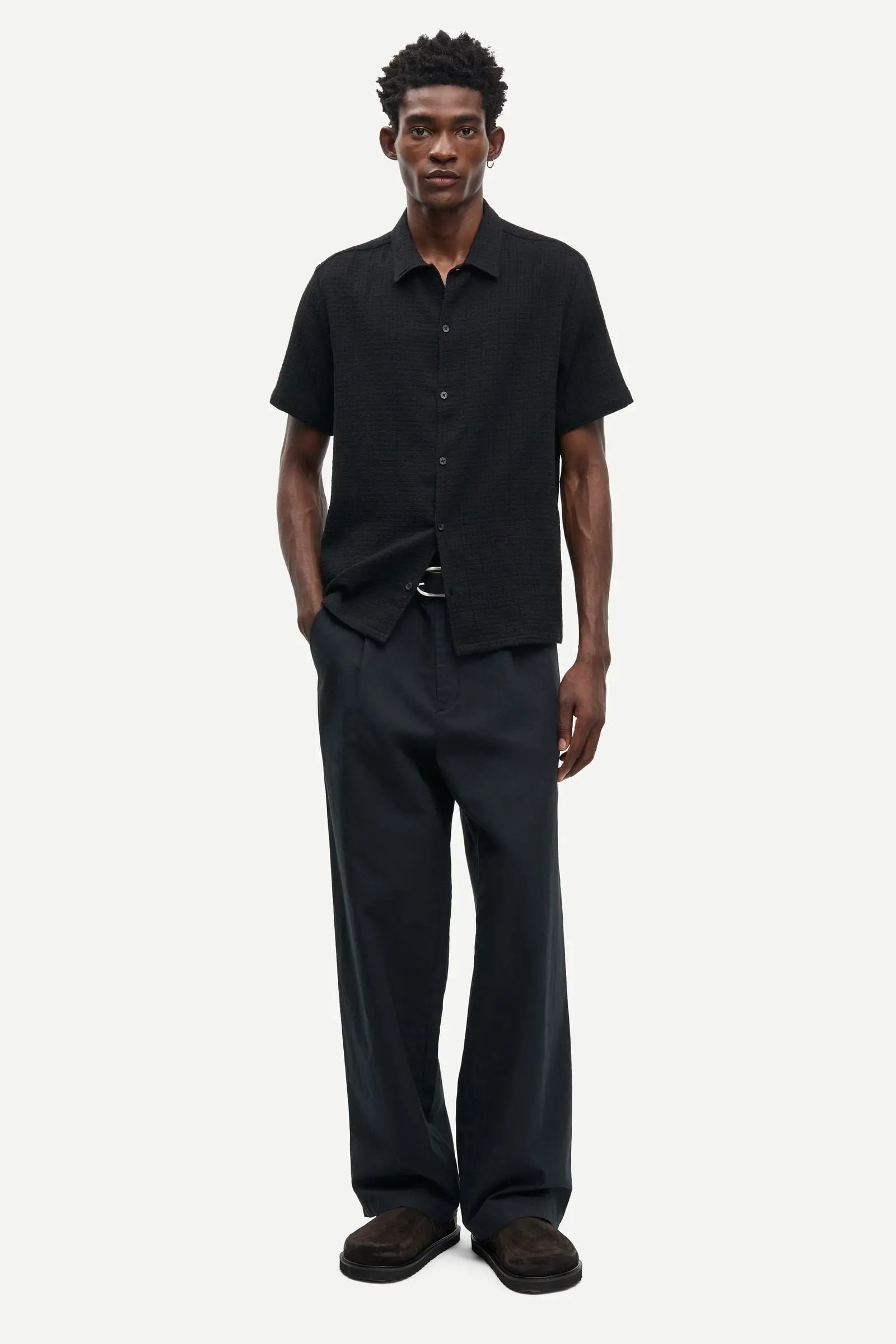 Samsøe Samsøe Saavan JX Shirt Black - Mojo Independent Store