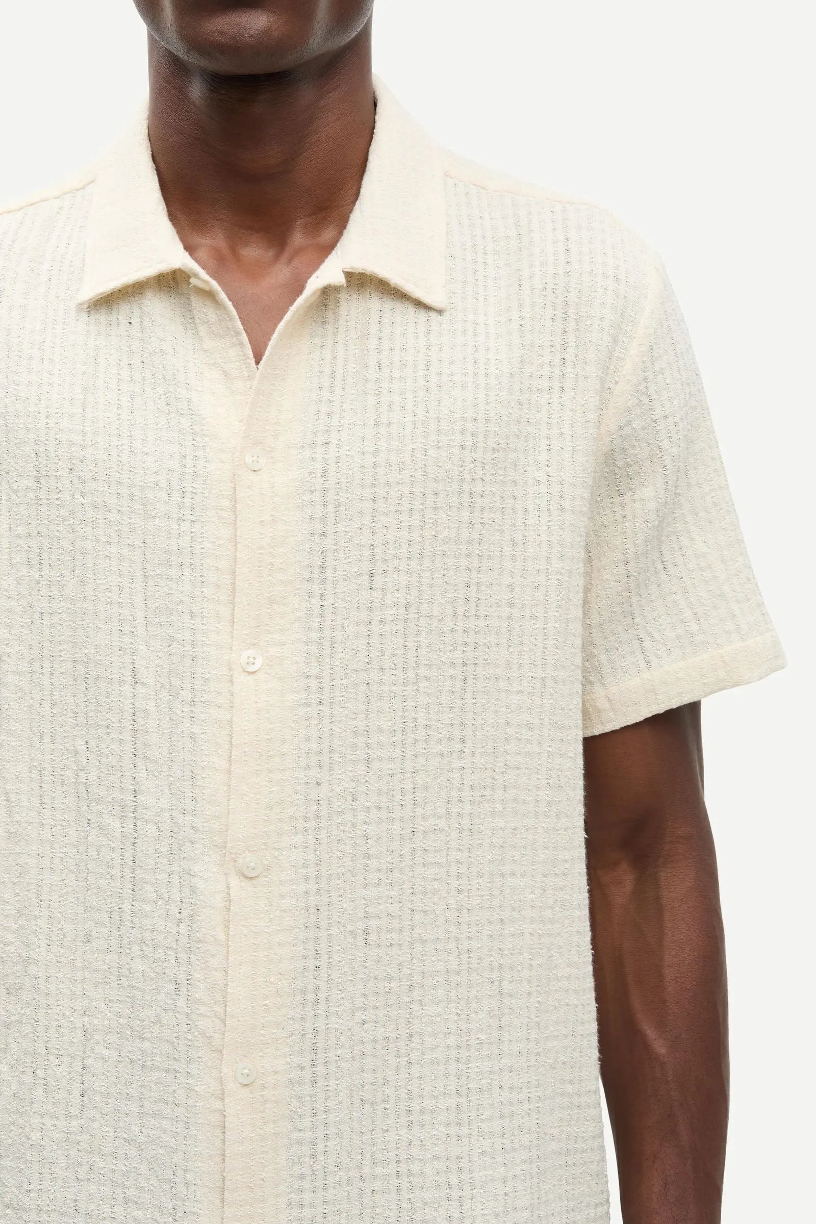 Samsøe Samsøe Saavan JX Shirt Clear Cream - Mojo Independent Store