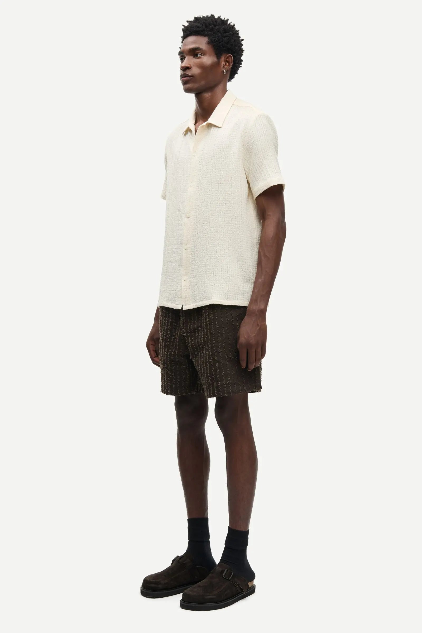 Samsøe Samsøe Saavan JX Shirt Clear Cream - Mojo Independent Store