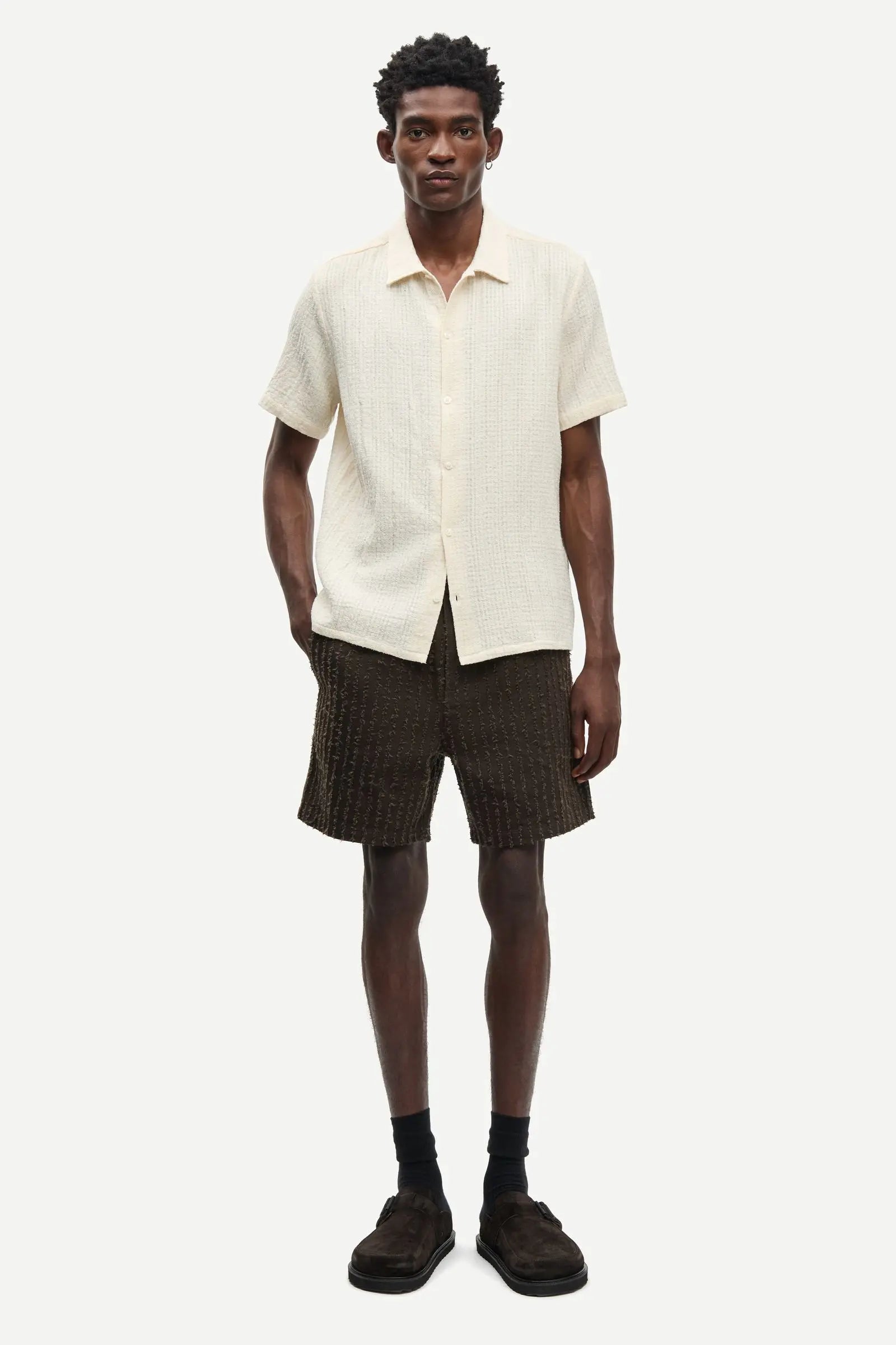 Samsøe Samsøe Saavan JX Shirt Clear Cream - Mojo Independent Store