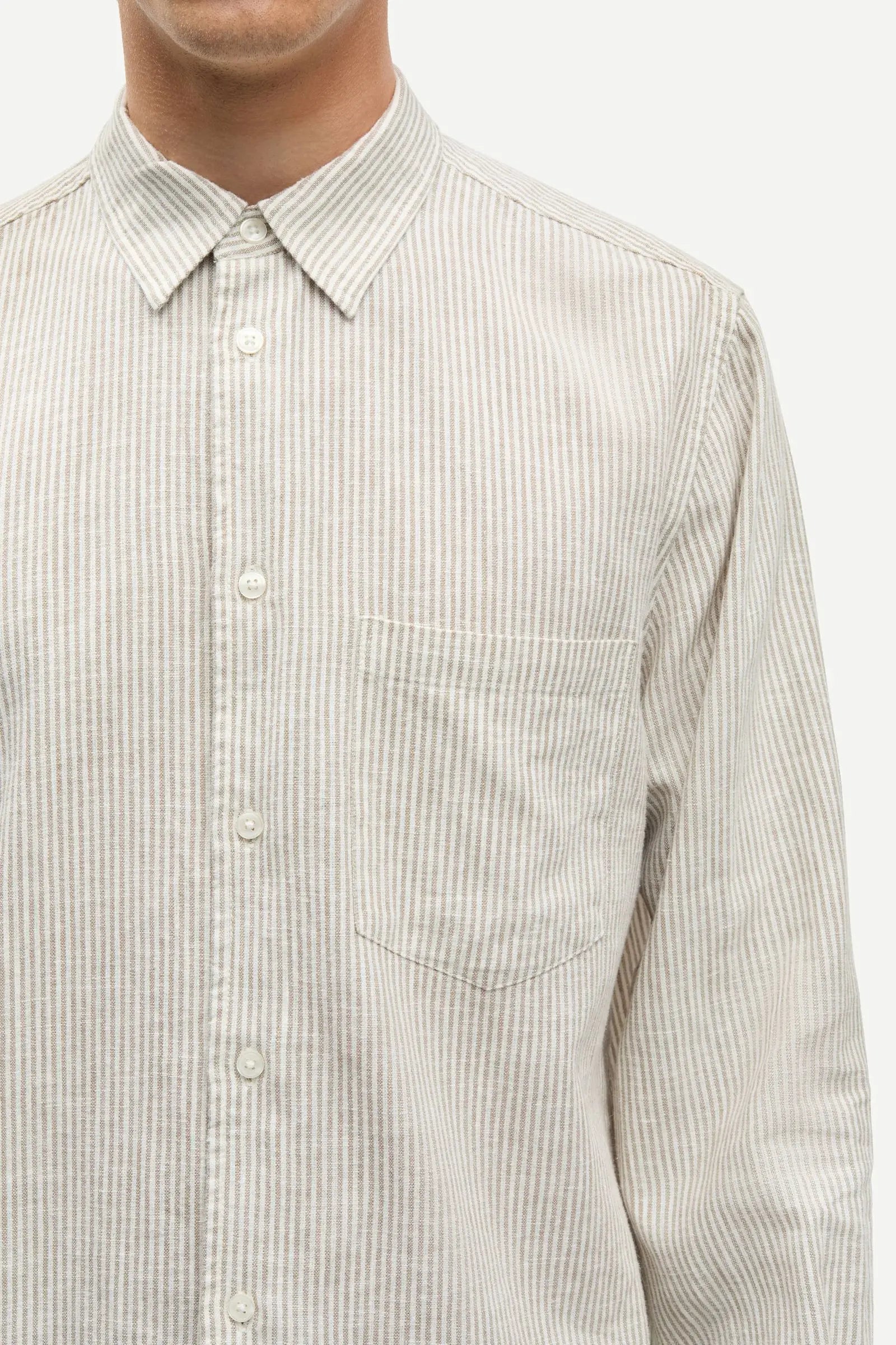 Samsøe Samsøe Saliam FP shirt Aluminium - Mojo Independent Store