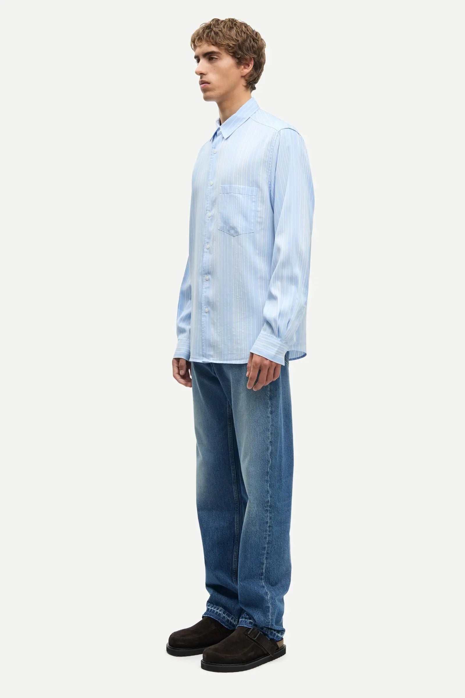 Samsøe Samsøe Saryan P Shirt Windsurfer Stripe - Mojo Independent Store