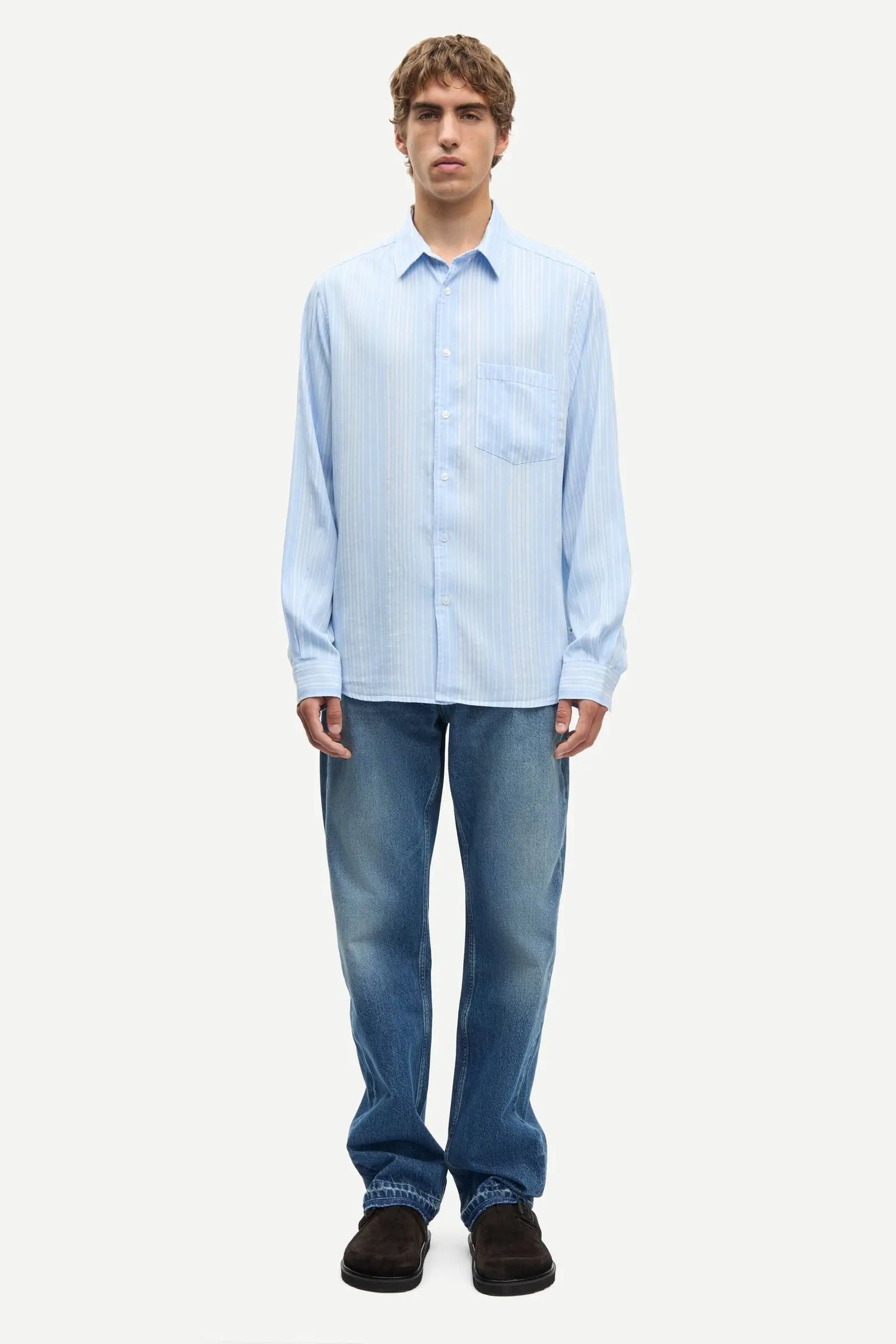 Samsøe Samsøe Saryan P Shirt Windsurfer Stripe - Mojo Independent Store