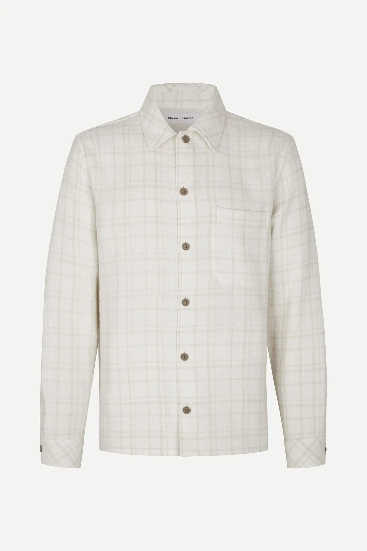Samsøe Samsøe Sadamon GC overshirt Silver Birch - Mojo Independent Store