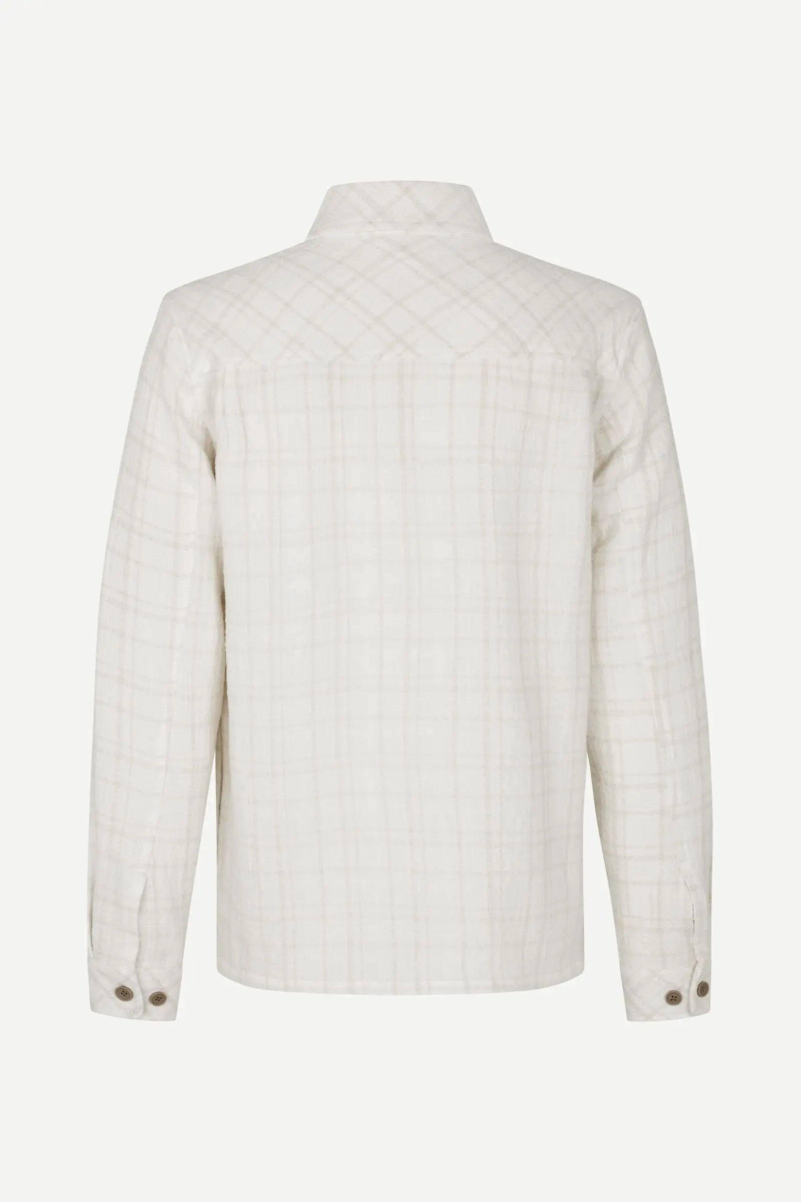 Samsøe Samsøe Sadamon GC overshirt Silver Birch - Mojo Independent Store