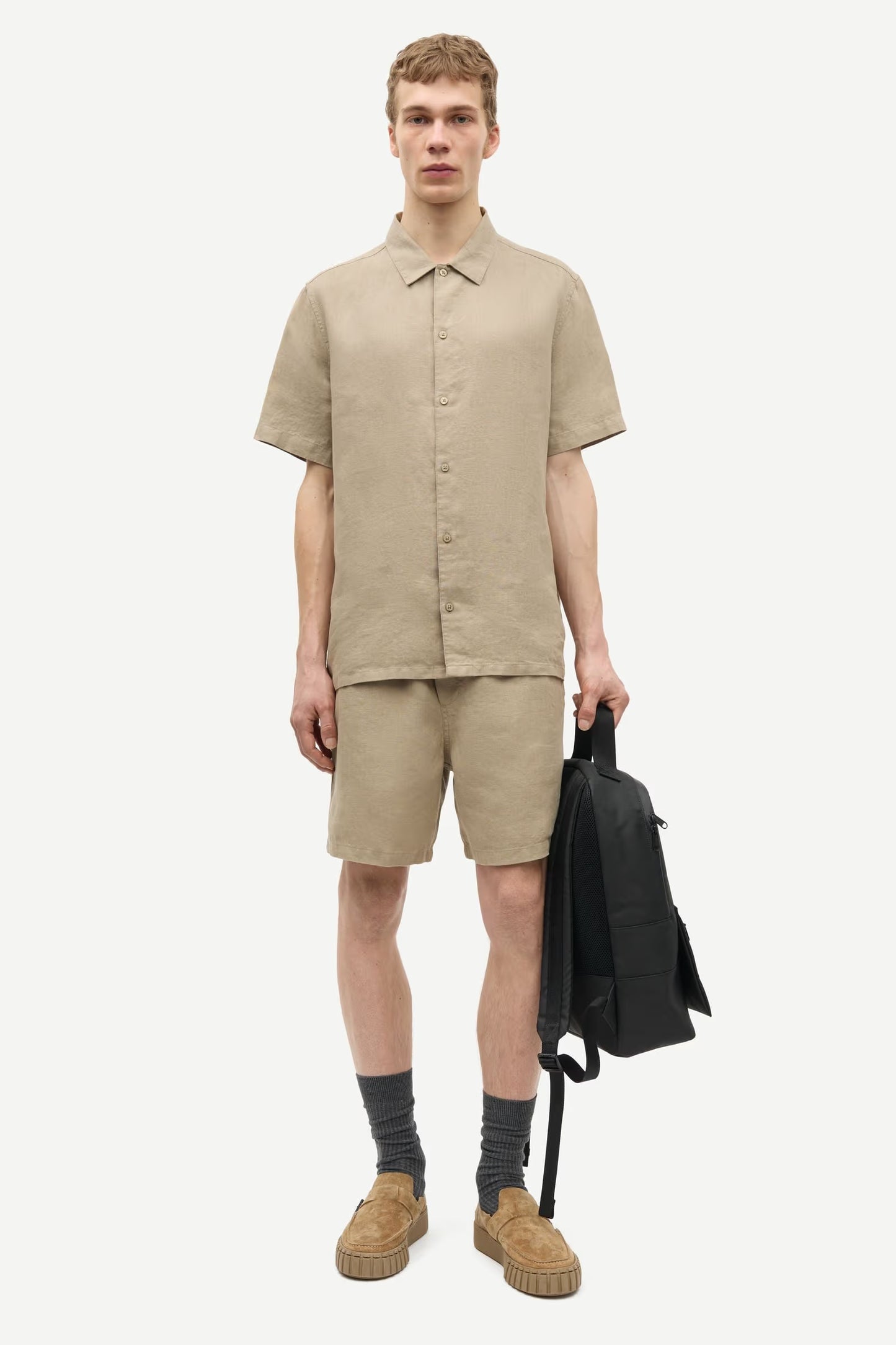 Samsøe Samsøe Sajabari Shorts Aluminium