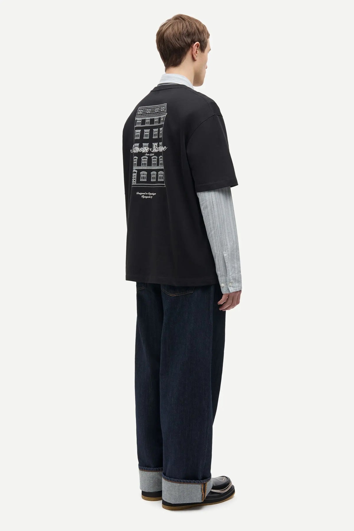 Sauni T-shirt Black Building
