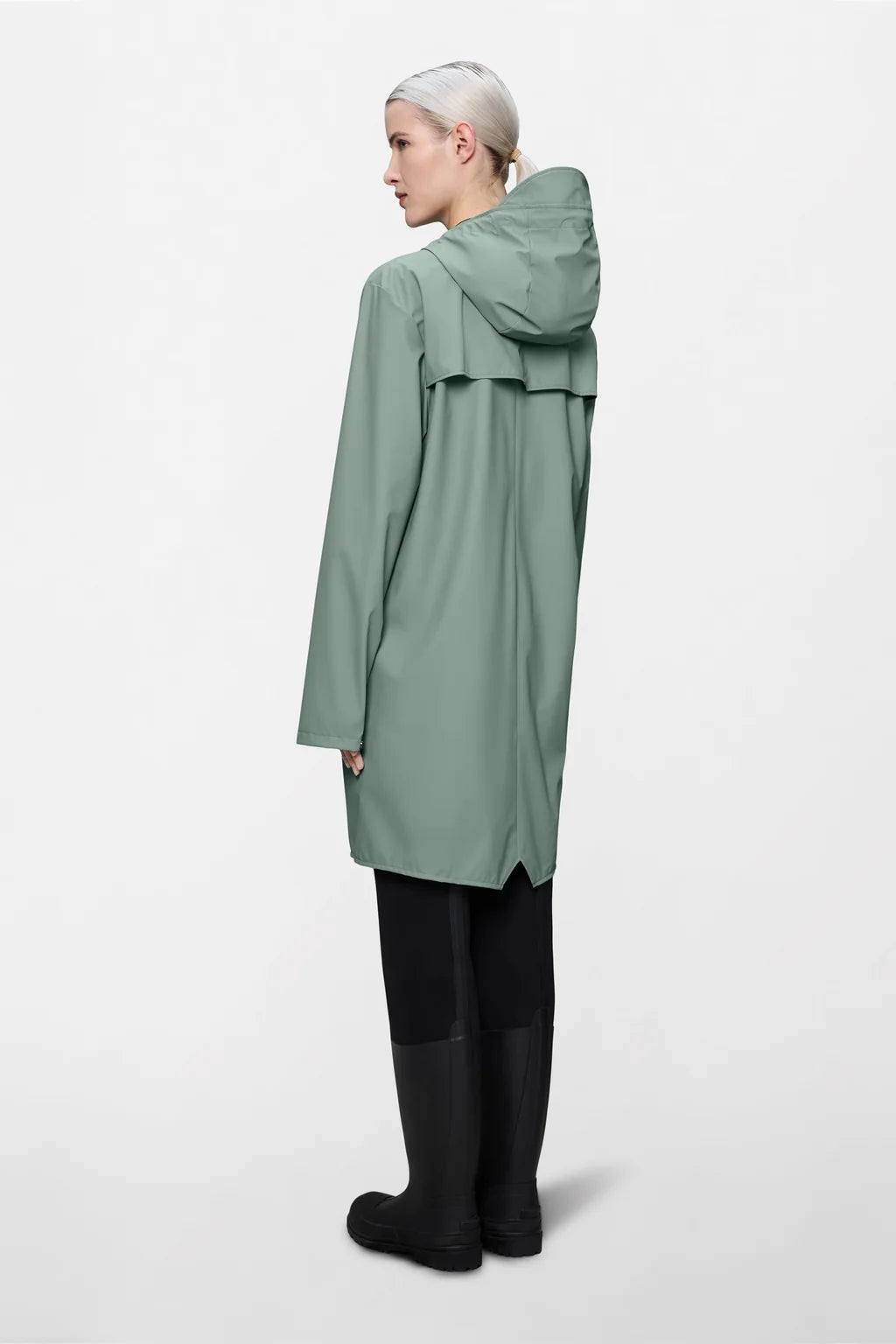 Rains Long Jacket Sage