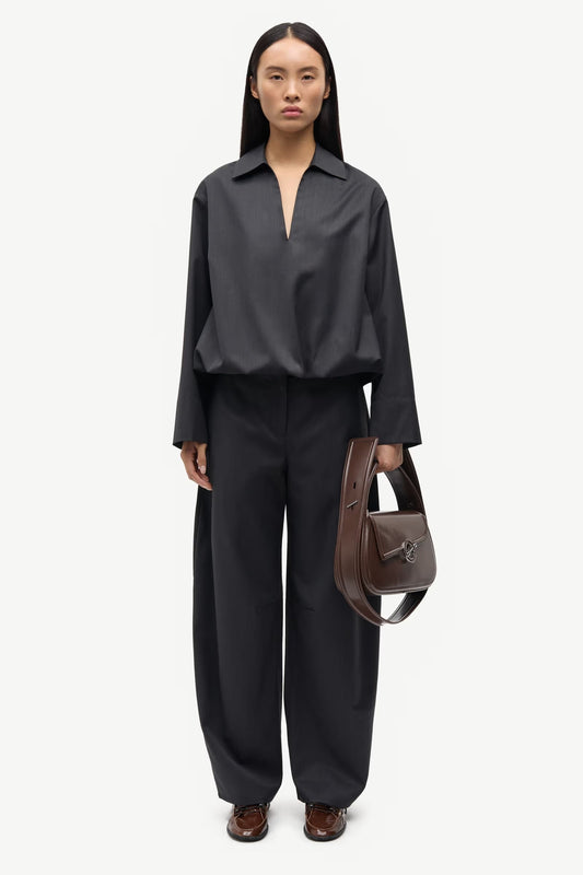 Samsøe Samsøe Saroko Trousers Black Mel - Mojo Independent Store
