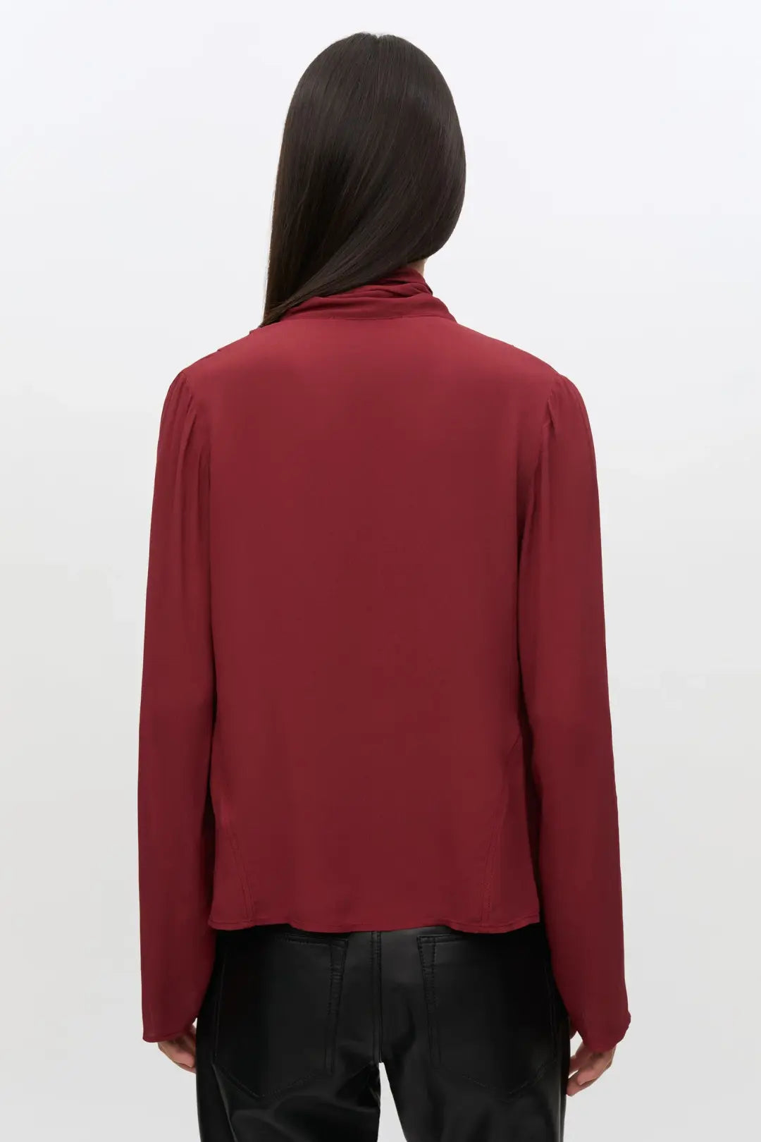 Samsøe Samsøe Saniva LS Blouse Syrah - Mojo Independent Store
