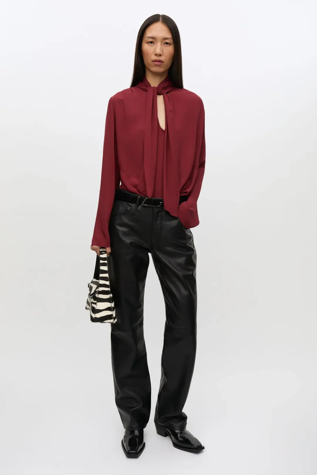 Samsøe Samsøe Saniva LS Blouse Syrah - Mojo Independent Store