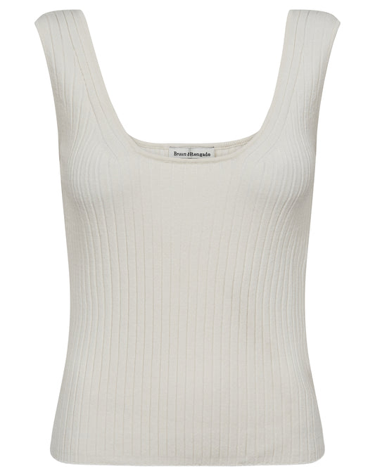 Bruun & Stengade Mathilde Regular Fit Top Off White