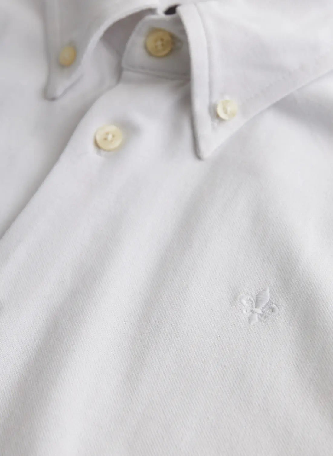 Morris Camden Pique Shirt White - Mojo Independent Store