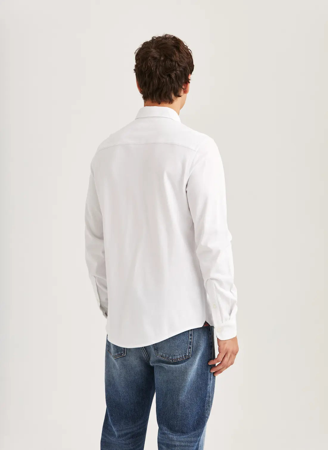 Morris Camden Pique Shirt White - Mojo Independent Store