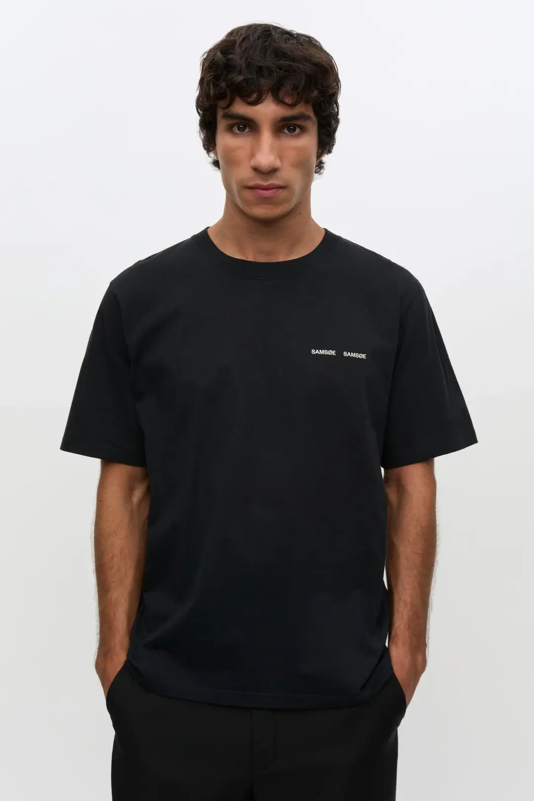 Samsøe Samsøe Sathomas T-shirt Black - Mojo Independent Store