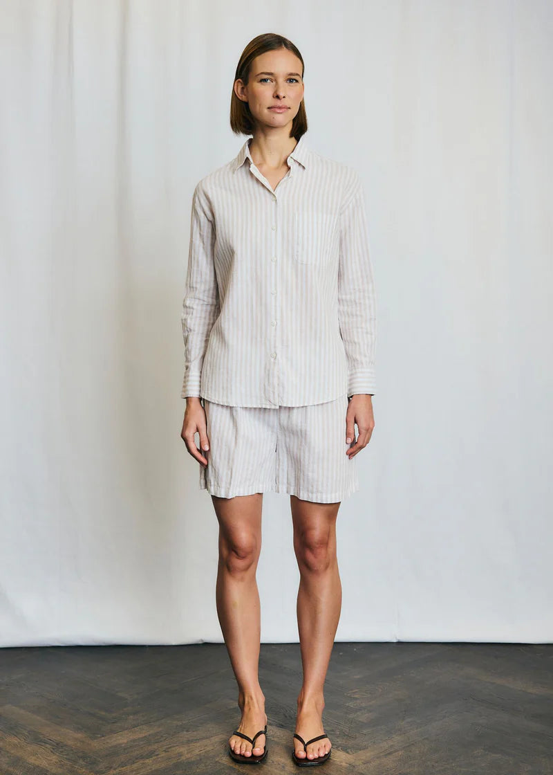 Bruun & Stengade Anemone Shorts Sand/White - Mojo Independent Store