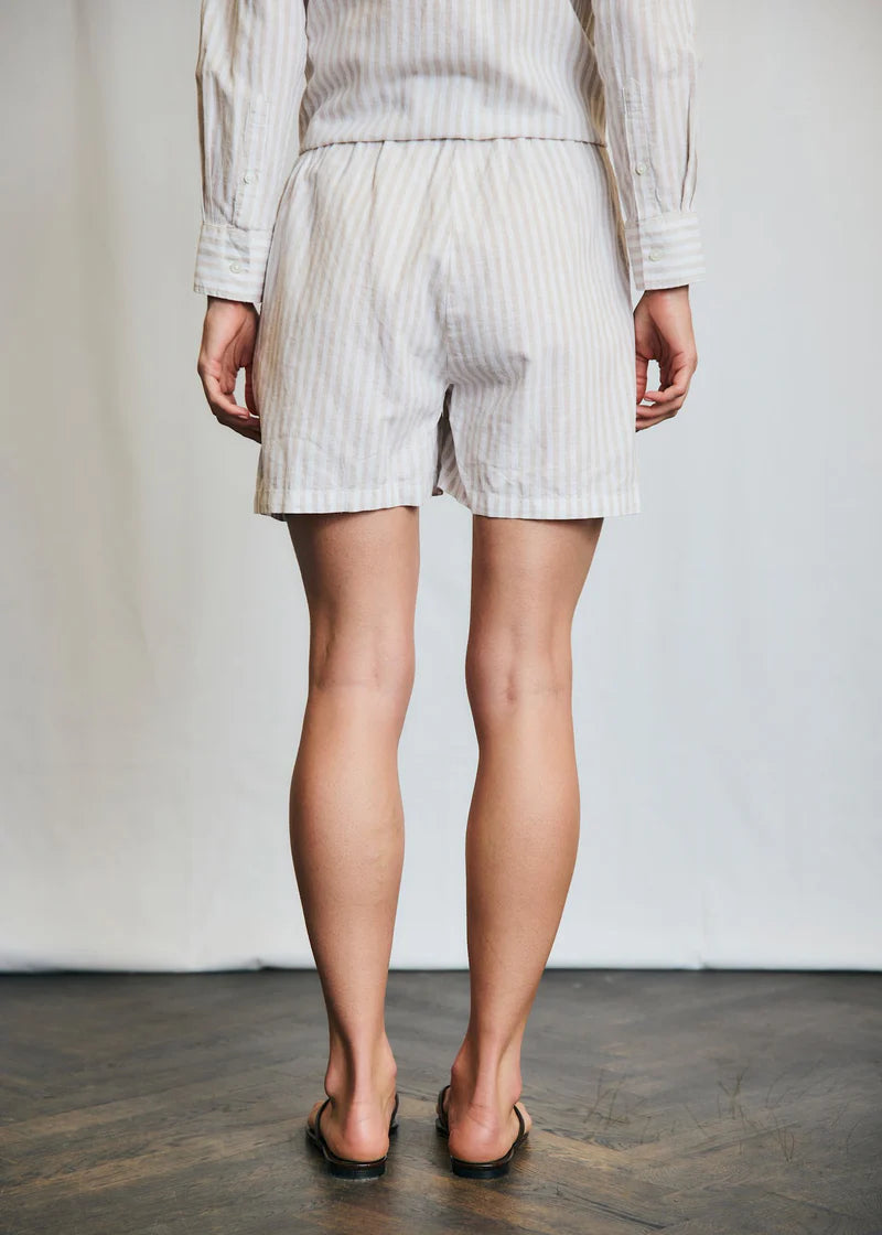 Bruun & Stengade Anemone Shorts Sand/White - Mojo Independent Store