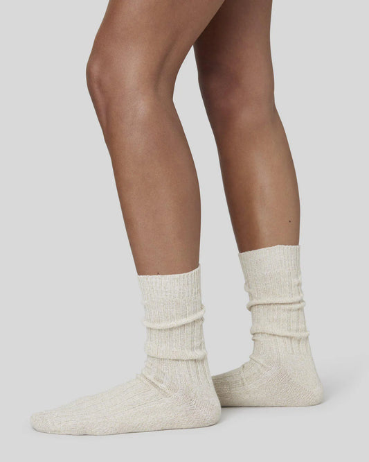 Swedish Stockings Bodil Chunky Socks Ivory