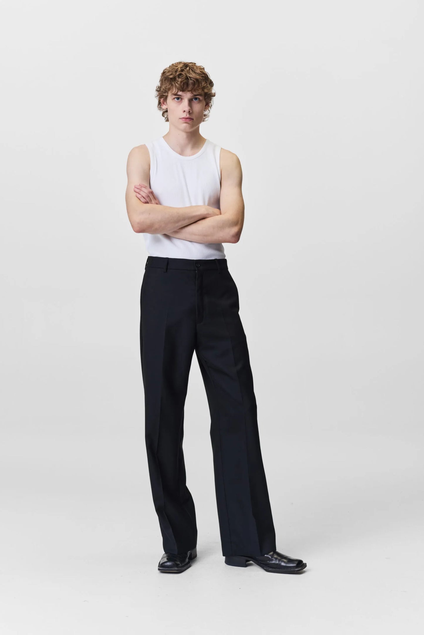 Adnym Atelier Garcon Trousers Smoke Black