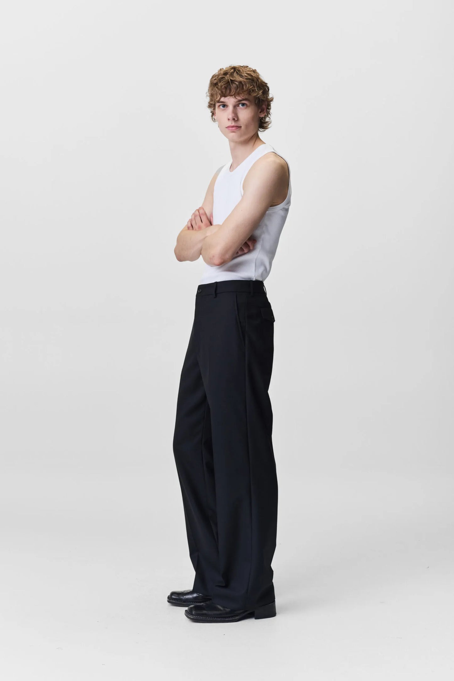 Adnym Atelier Garcon Trousers Smoke Black