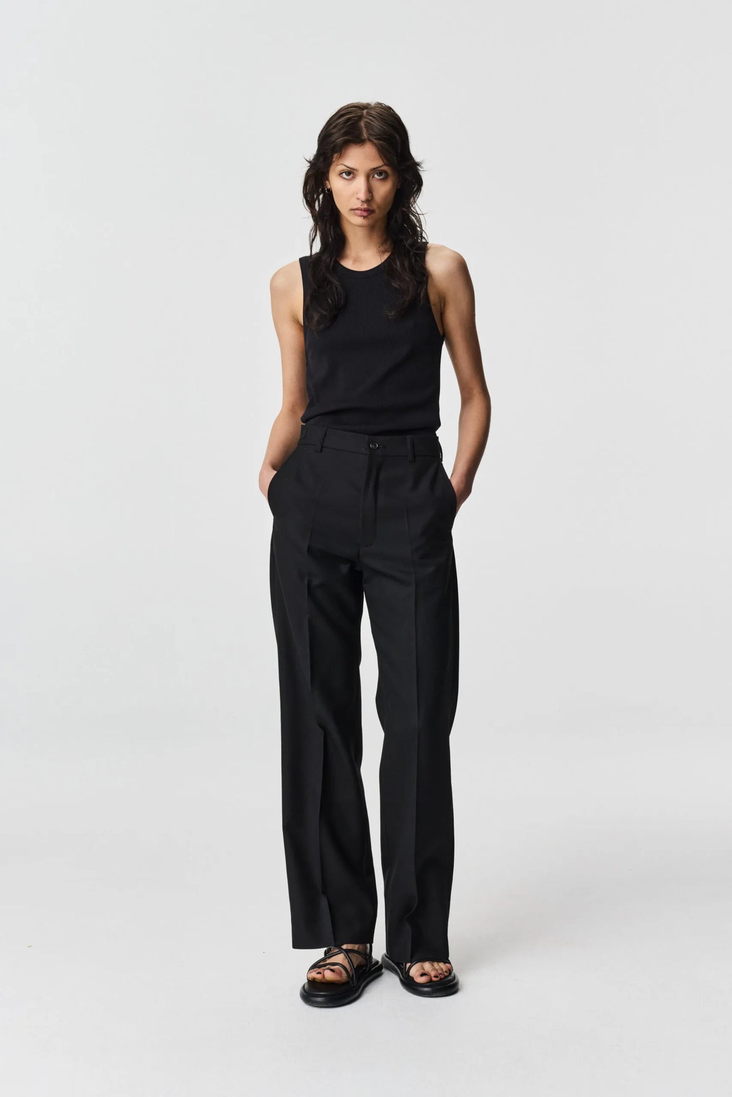 Adnym Atelier Garcon Trousers Smoke Black
