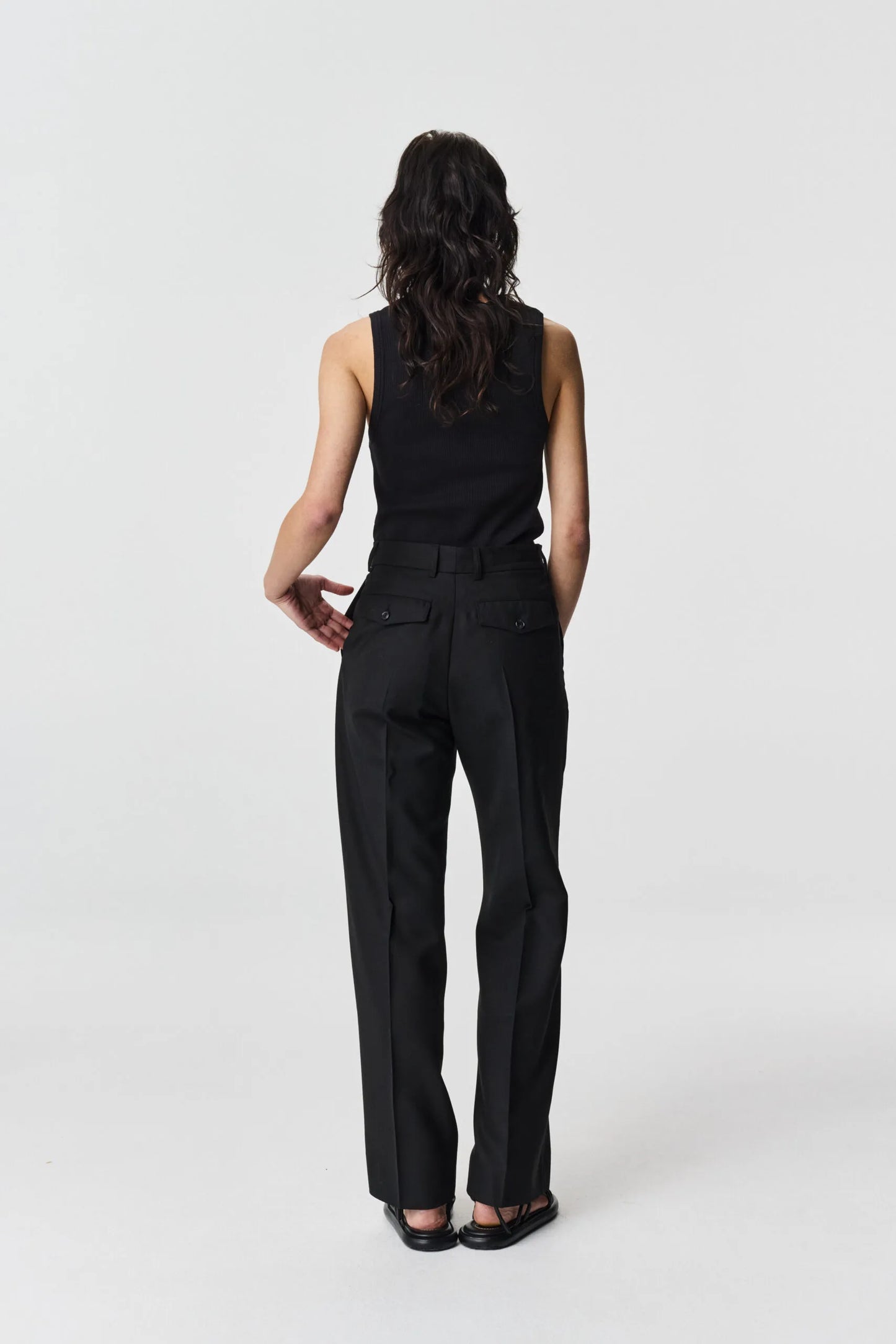 Adnym Atelier Garcon Trousers Smoke Black