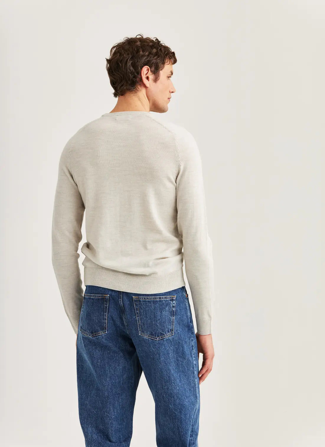 Morris Merino Oneck Off White - Mojo Independent Store