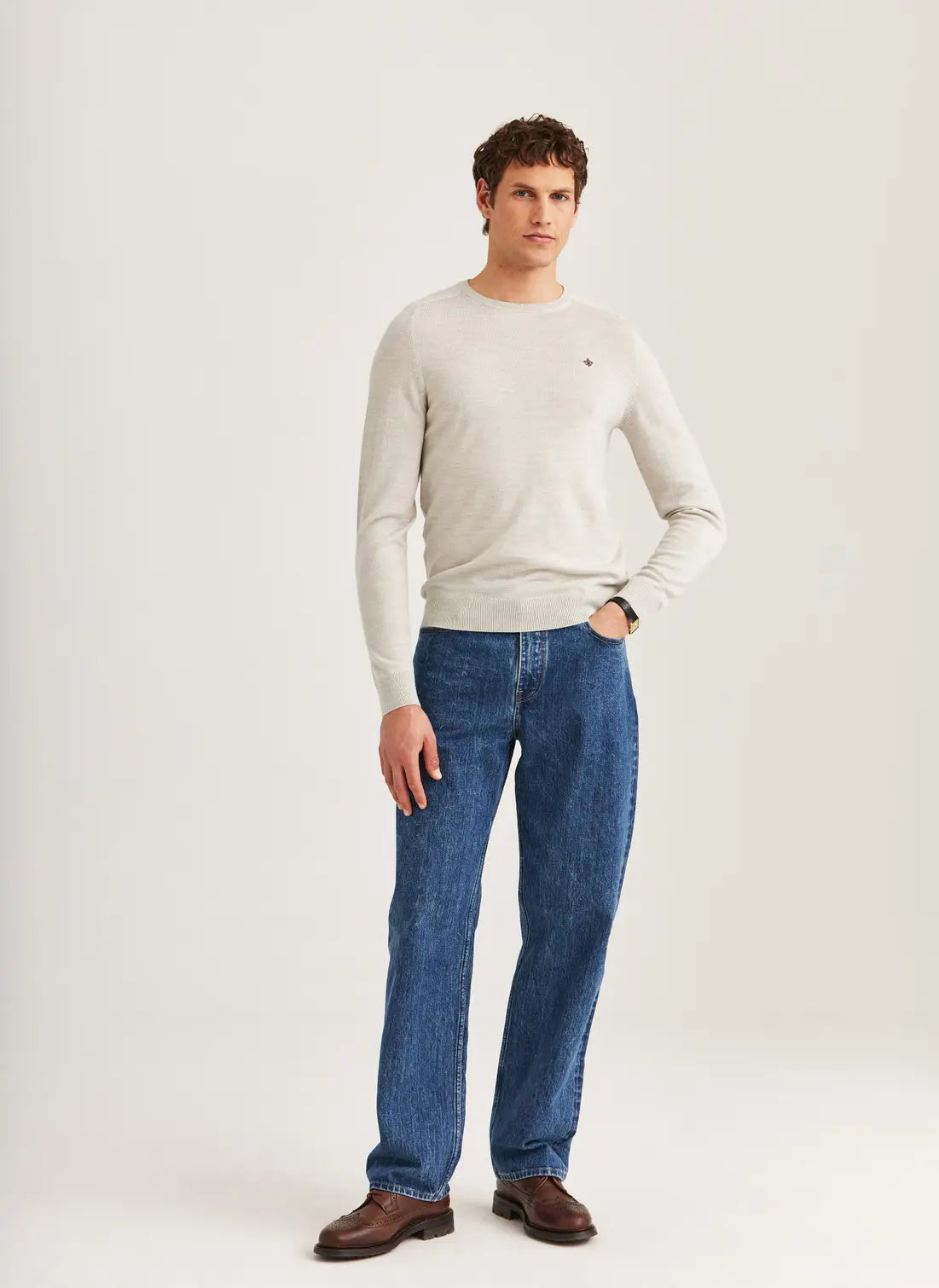 Morris Merino Oneck Off White - Mojo Independent Store