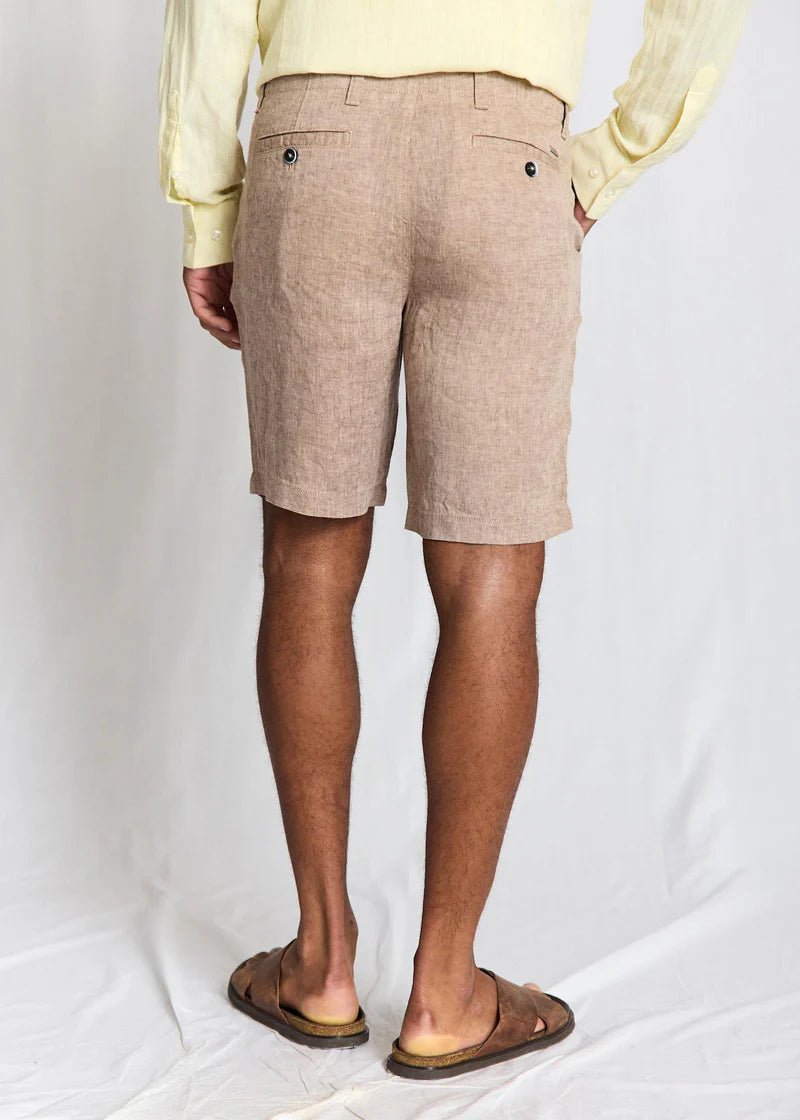 Bruun og Stengade Paolos Regular Fit Shorts Brown - Mojo Independent Store