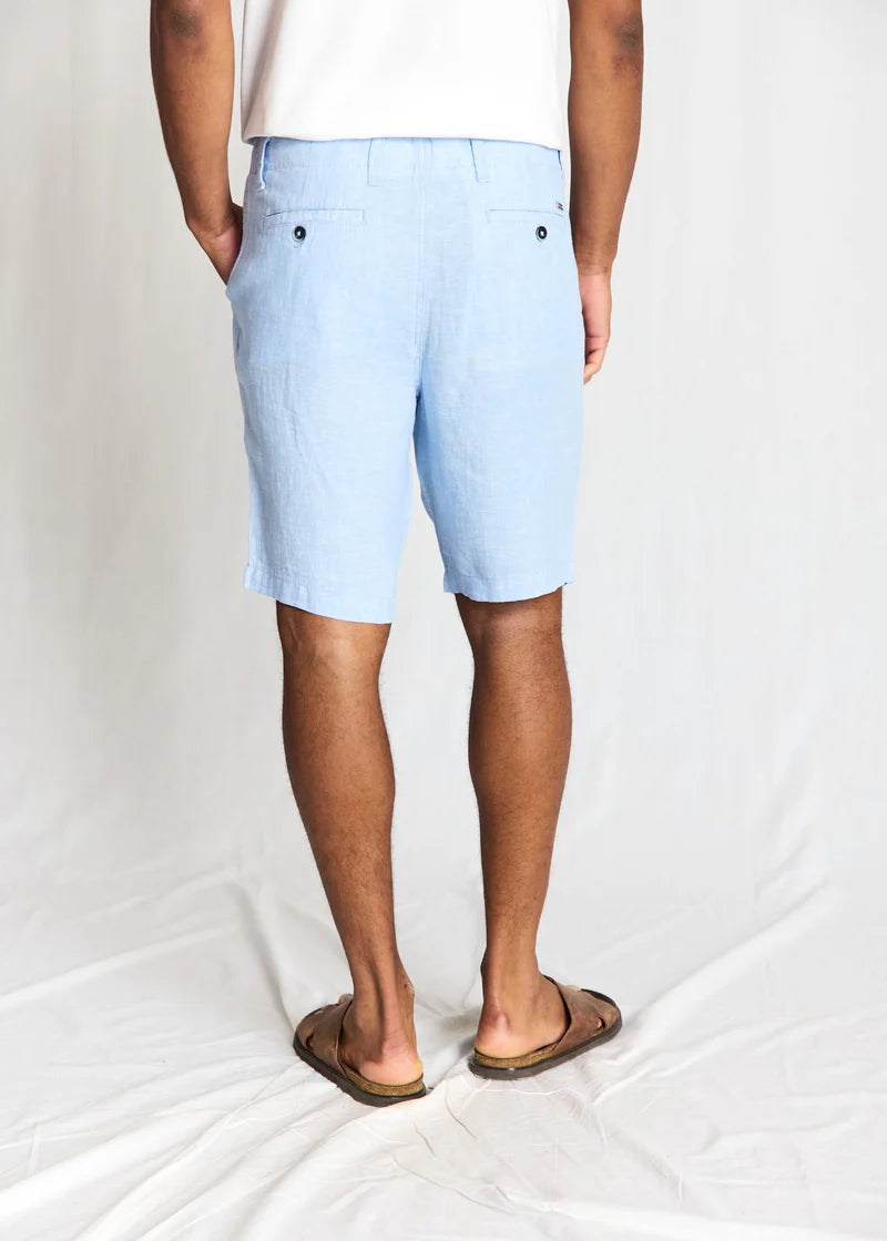Bruun og Stengade Paolos Regular Fit Shorts Light Blue - Mojo Independent Store