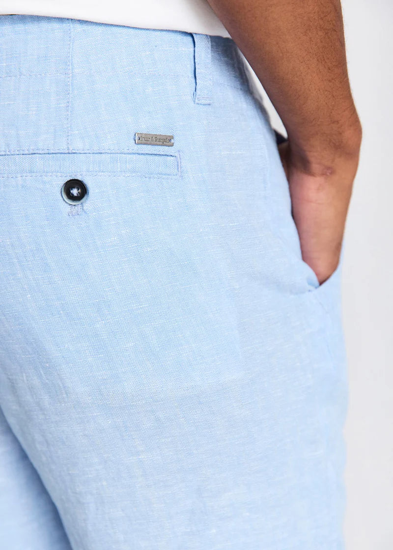 Bruun og Stengade Paolos Regular Fit Shorts Light Blue - Mojo Independent Store