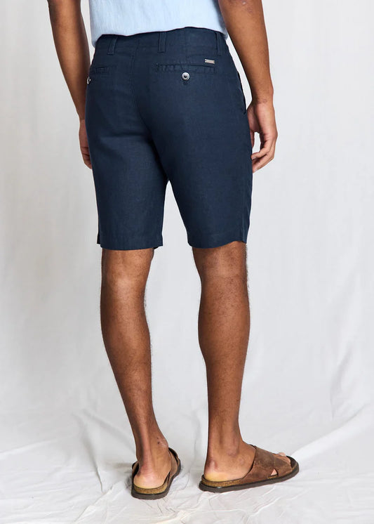 Bruun og Stengade Paolos Regular Fit Shorts Navy - Mojo Independent Store
