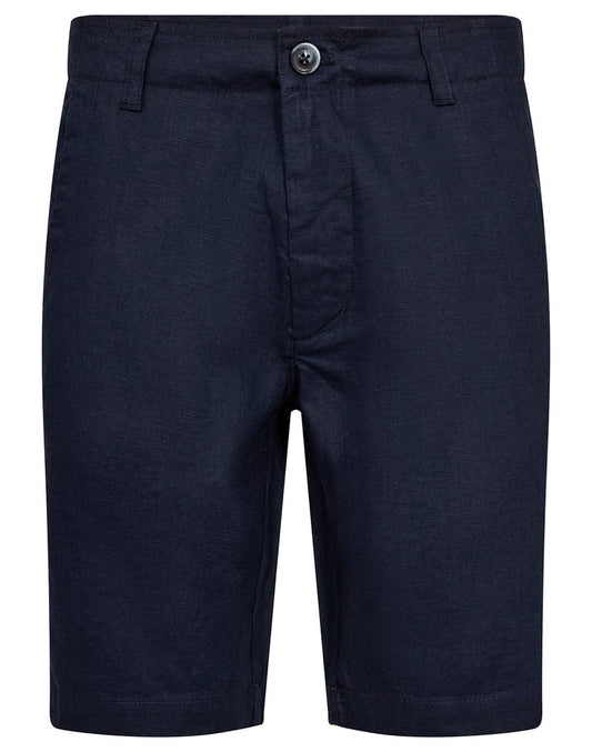 Bruun og Stengade Paolos Regular Fit Shorts Navy - Mojo Independent Store