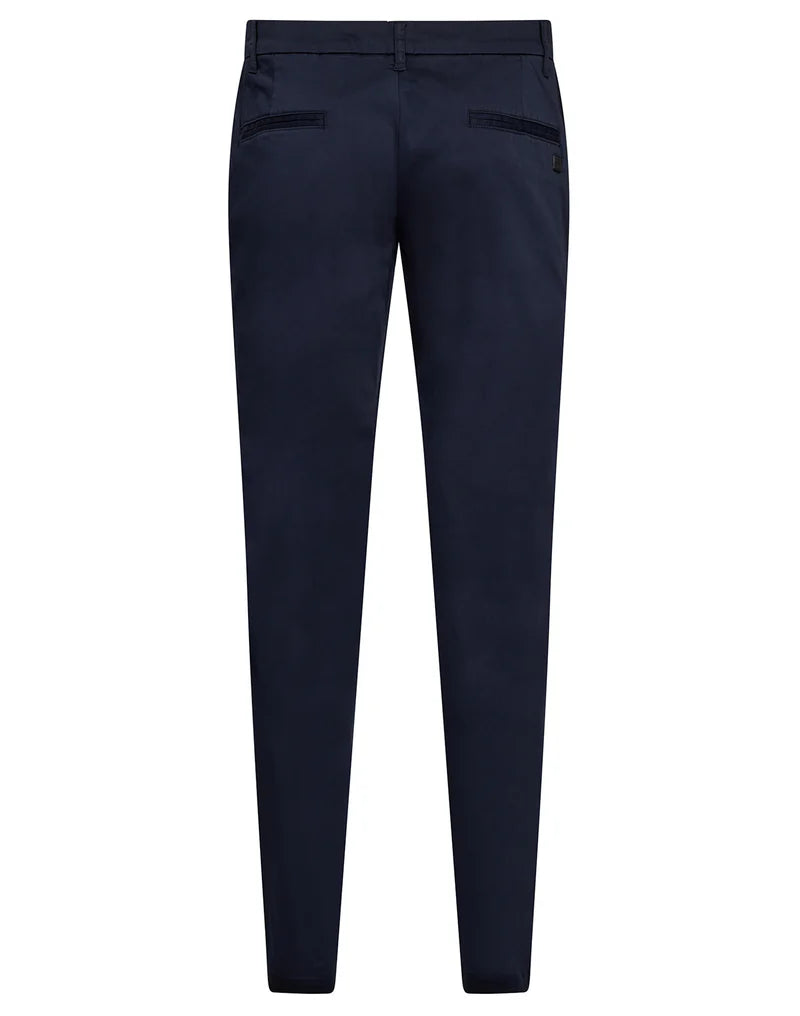 Bruun & Stengade Salvatore Regular Fit Chinos Navy - Mojo Independent Store