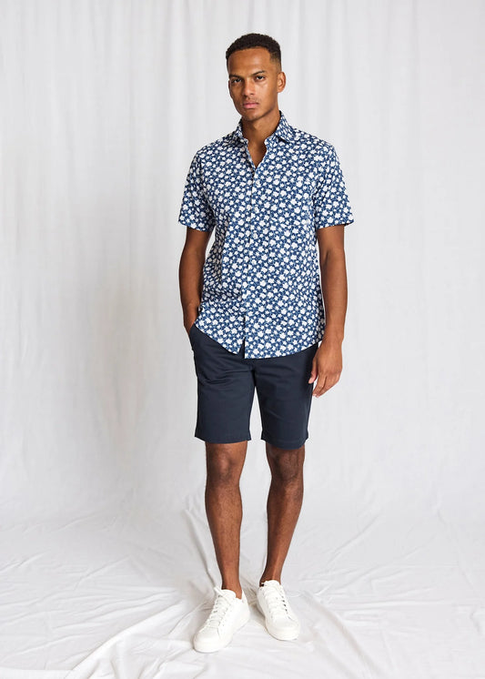 Bruun & Stengade Arpad Modern Fit Dark Blue - Mojo Independent Store