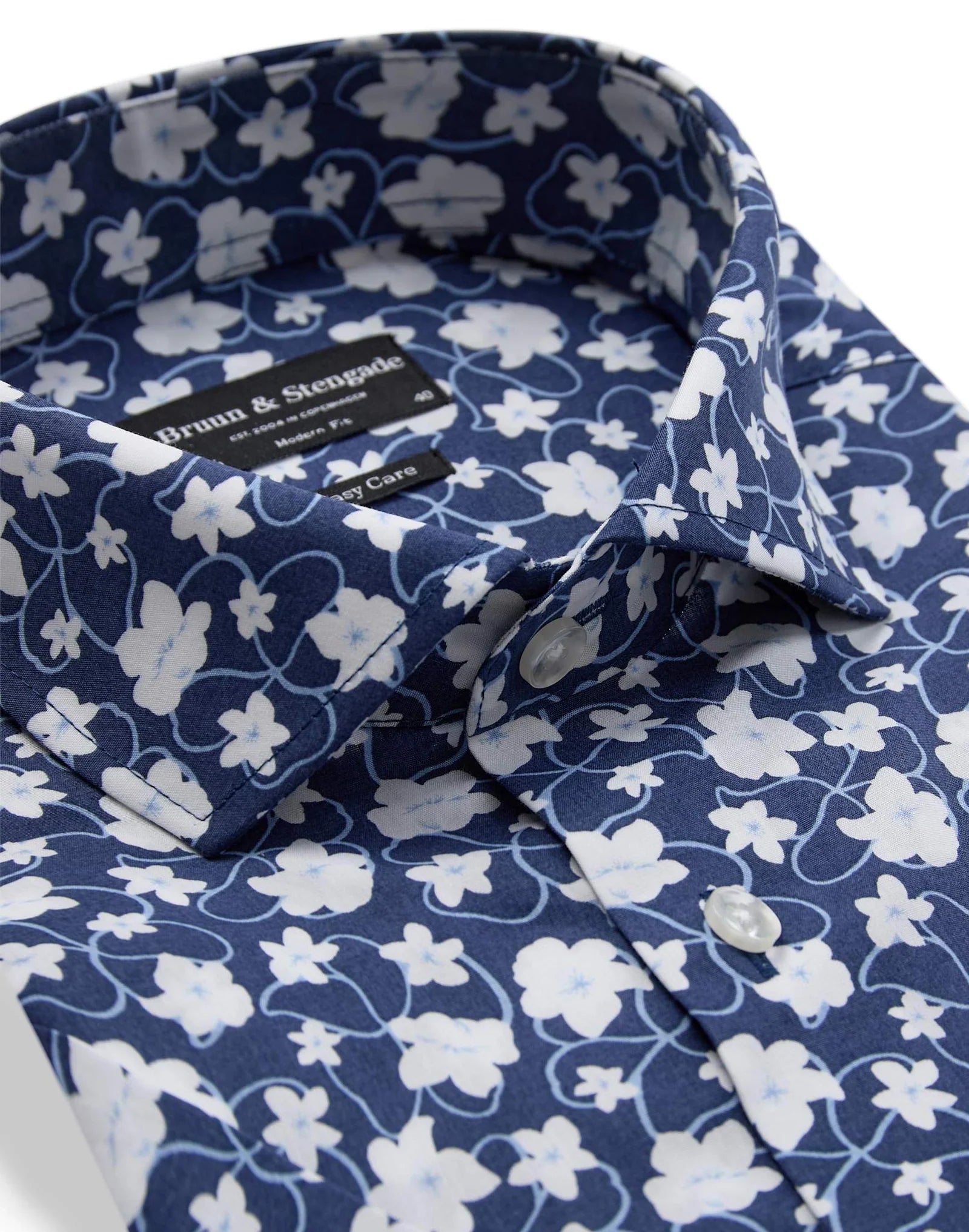 Bruun & Stengade Arpad Modern Fit Dark Blue - Mojo Independent Store