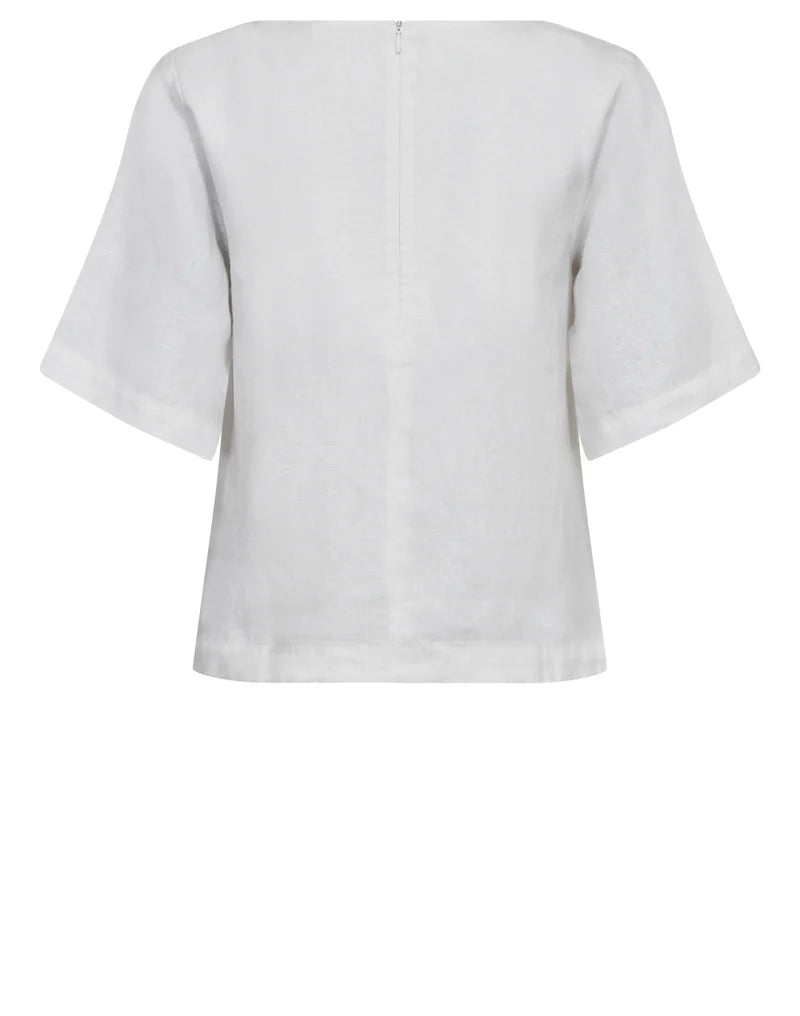 Bruun & Stengade Lucianne Regular Fit Top White - Mojo Independent Store