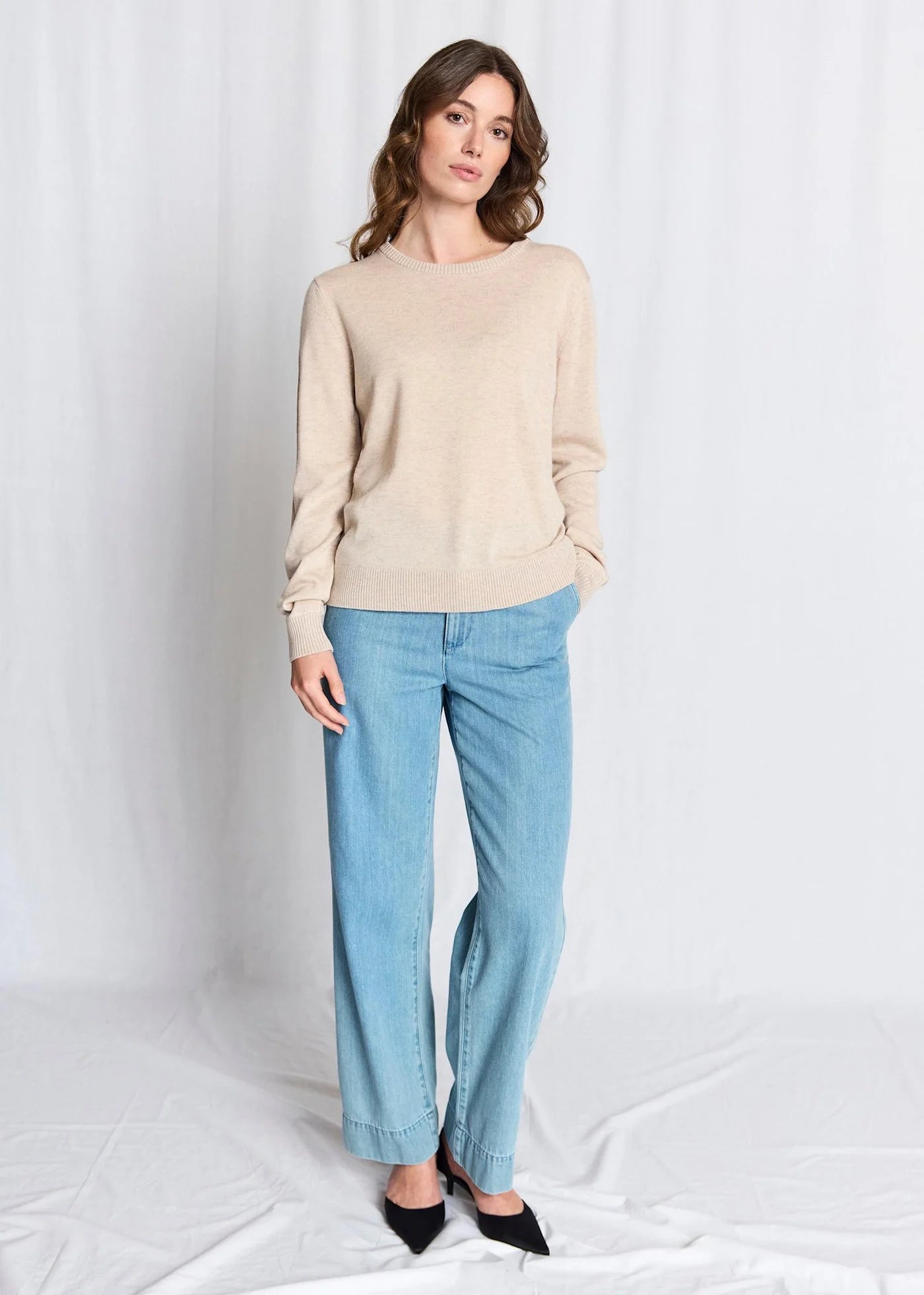 Bruun & Stengade Debora Regular Fit Knitwear Light Brown - Mojo Independent Store