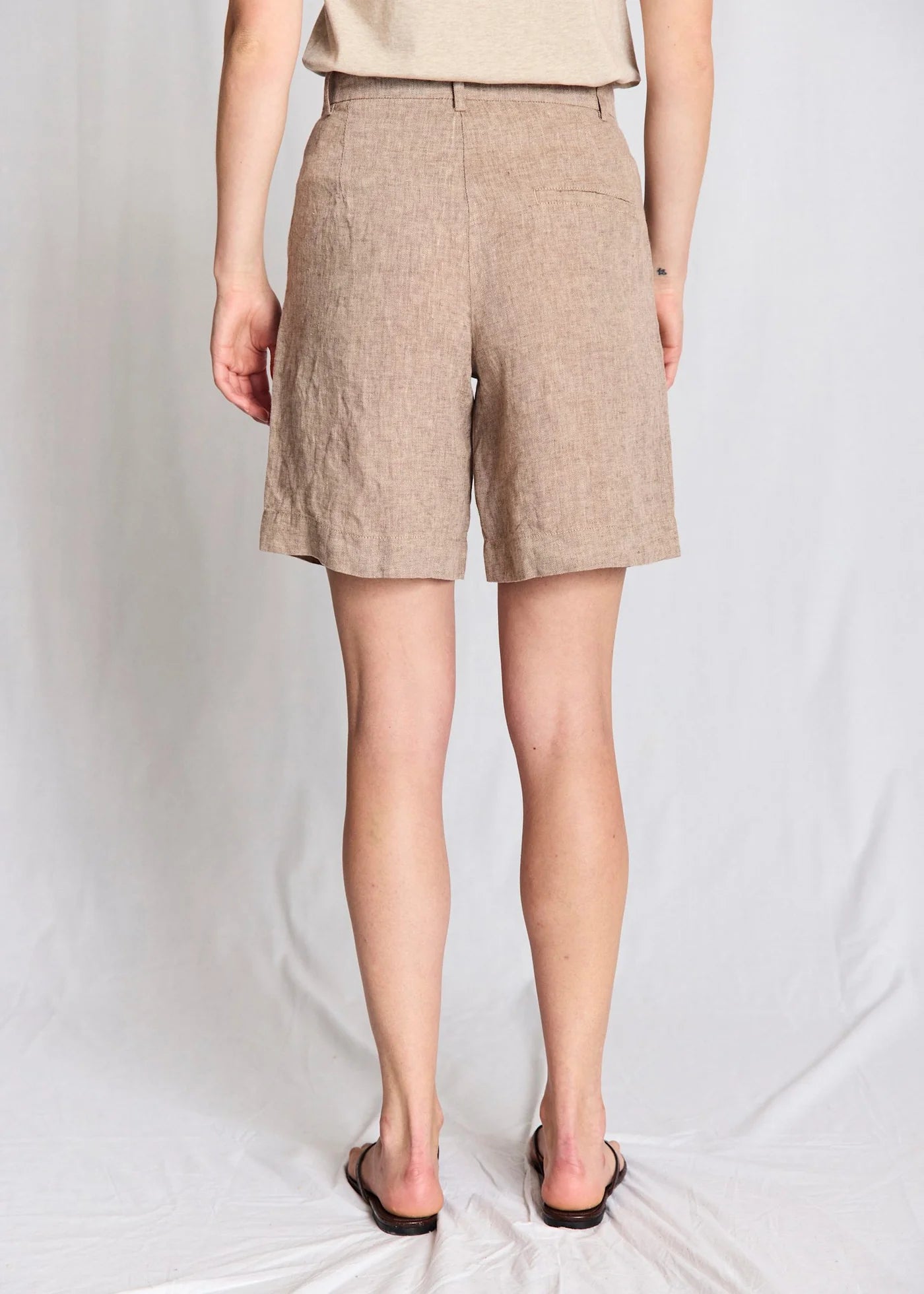 Bruun & Stengade Kricia Regulat Fit Shorts Brown