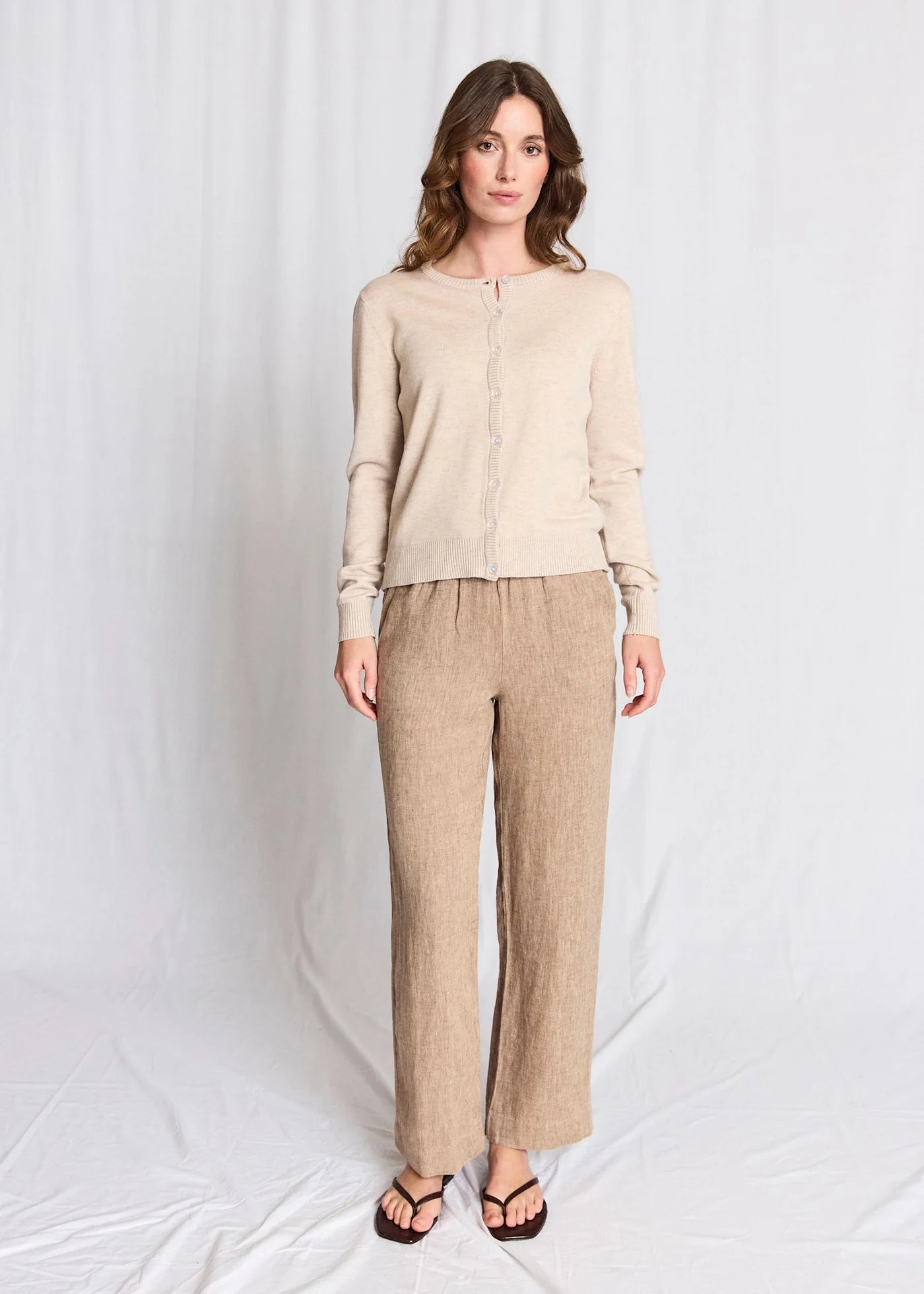 Bruun & Stengade Ines Regular Pants Brown