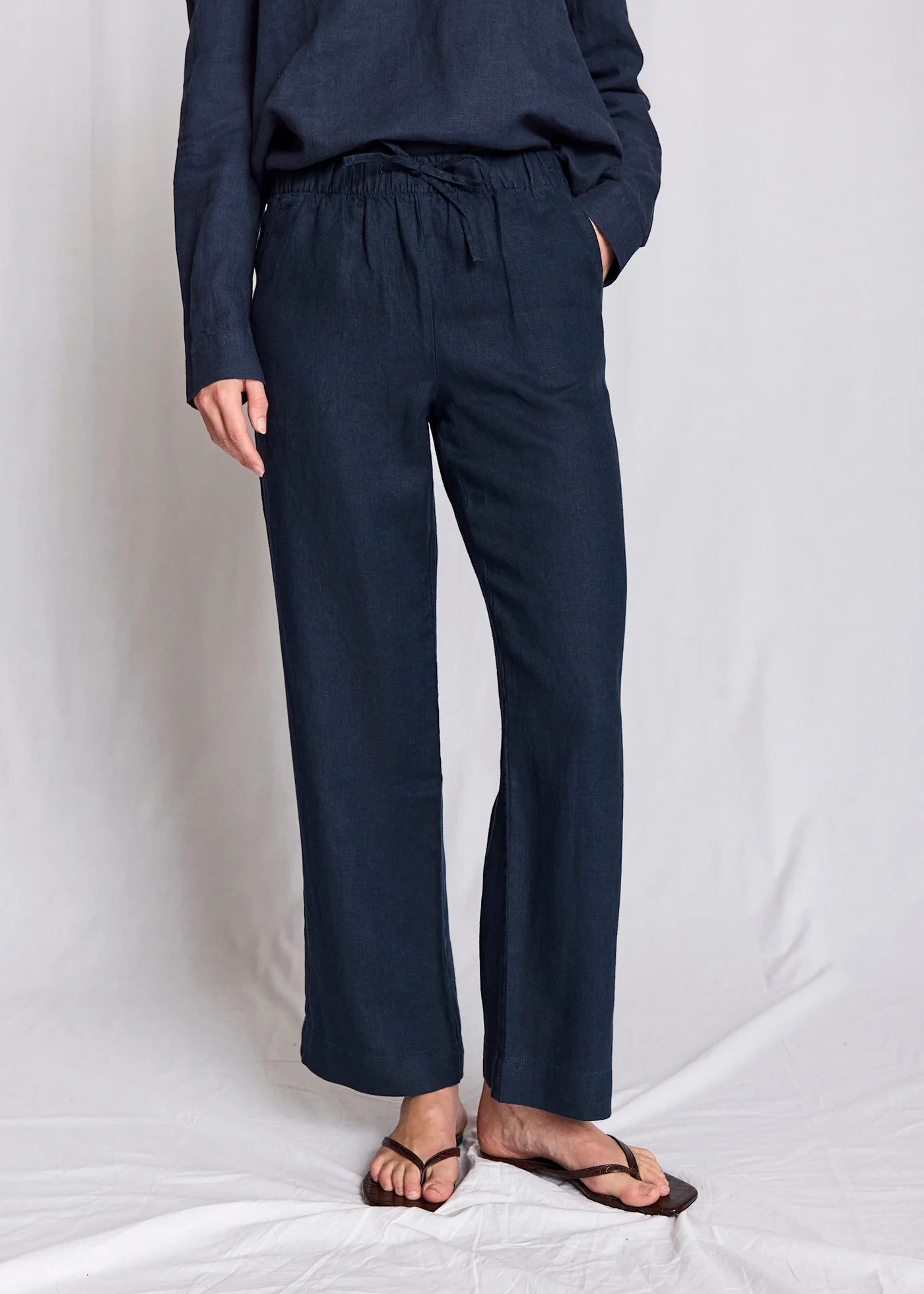 Bruun & Stengade Betty Pants Navy - Mojo Independent Store